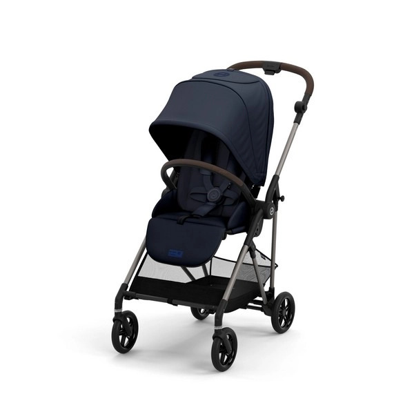 Poussette Cybex Melio 4 Châssis Taupe - Dark Blue