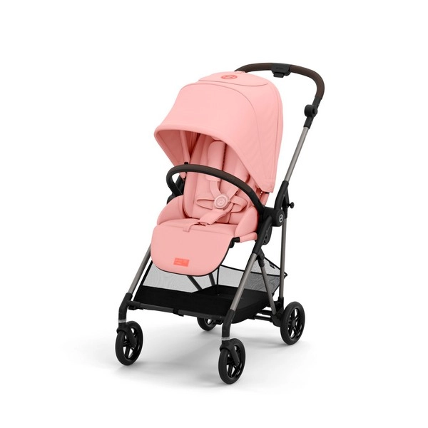 Poussette Cybex Melio 4 Châssis Taupe - Candy Pink