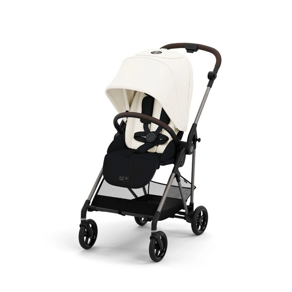 Poussette Cybex Melio 4 Châssis Taupe - Canvas White