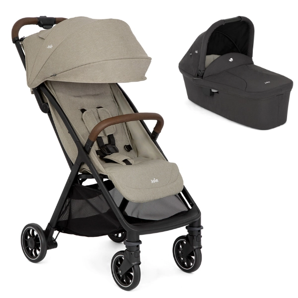 Poussette Joie Pact Pro - Oak + Nacelle Ramble V2 - Shale