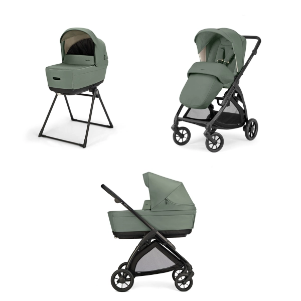 Poussette Inglesina (Système Duo Electa) Total Black - Murry Green