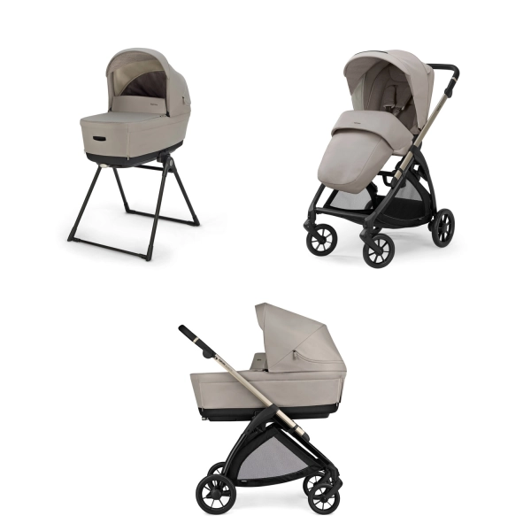 Poussette Inglesina (Système Duo Electa) Iridium Black - Battery Beige