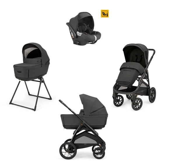Poussette Inglesina (Système Quattro Aptica XT Darwin) Total Black - Magnet Grey