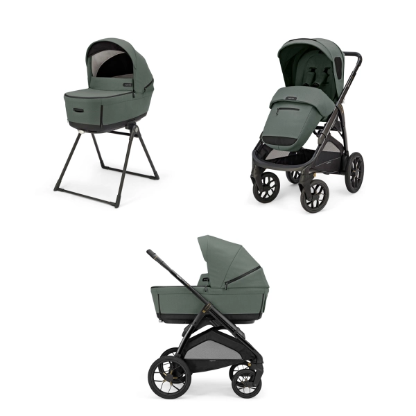 Poussette Inglesina (Système Duo Aptica XT) Total Black - Taiga Green