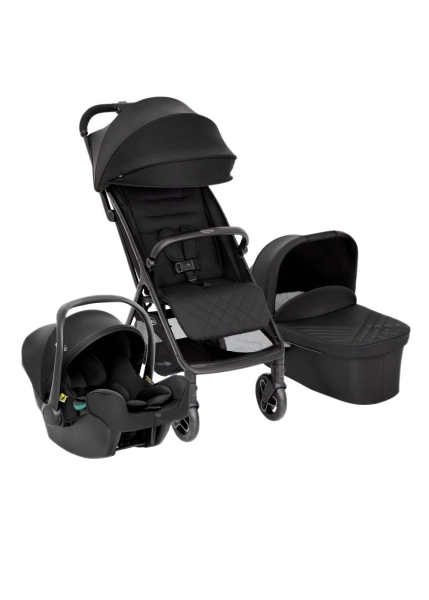 MYAVO TRIO - Poussette incl. SnugLite + Nacelle + Protection pluie + Adaptateur - Graco - MIDNIGHT