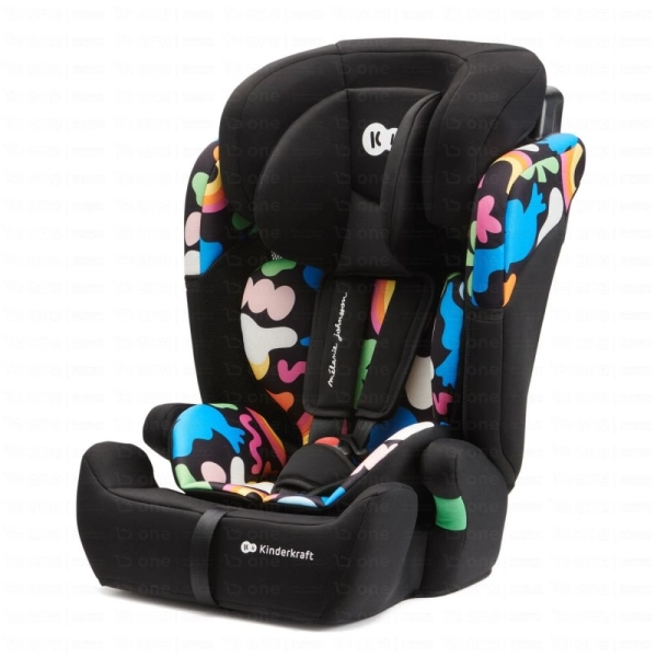 Siège auto COMFORT UP i-Size (76-150cm) x Happy shapes - Kinderkraft - multicolore