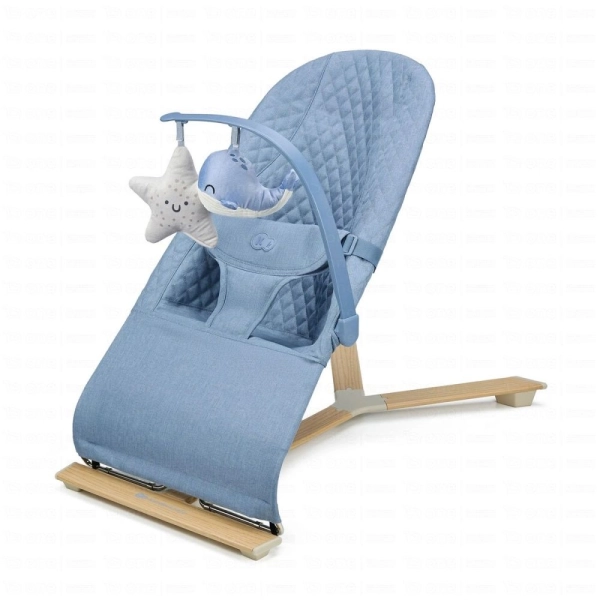 Balancelle Transat Bébé MIMI x Nordic Breeze - Kinderkraft - bleu