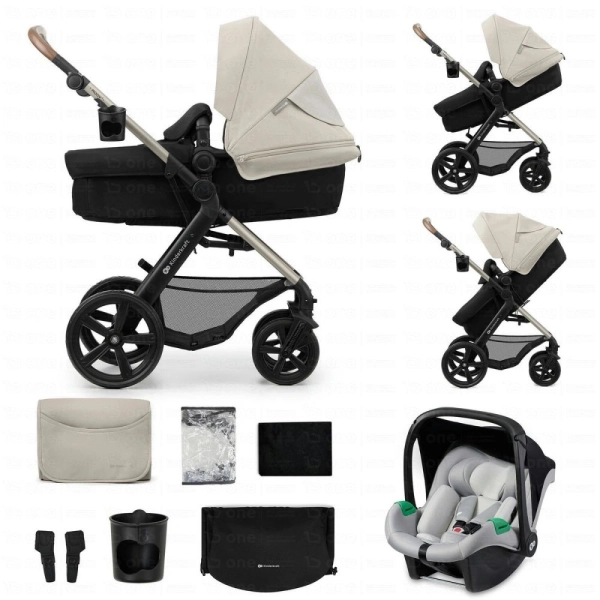 Poussette Trio MOOV 2  (rouse EVA) - Kinderkraft - gris