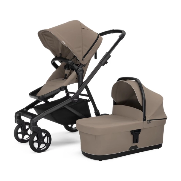 Poussette Sleek 2 + Nacelle - Thule - Taupe Teinté
