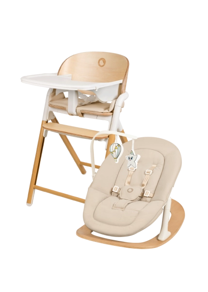 Chaise haute Celia - Lionelo - White