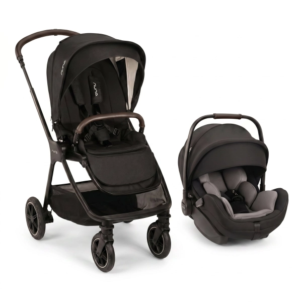 Pack duo Nuna - Poussette Triv Next + Siège auto Arra flex - Caviar