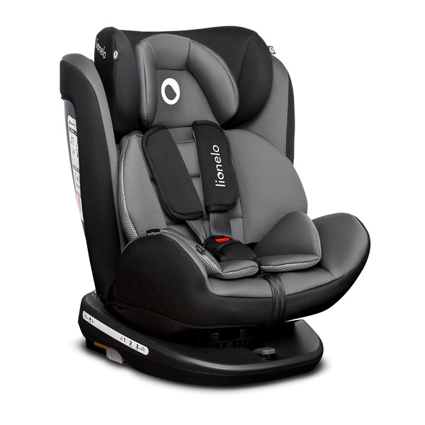 Lionelo Bastiaan Car Seat 0-36 kg - Grey/Black