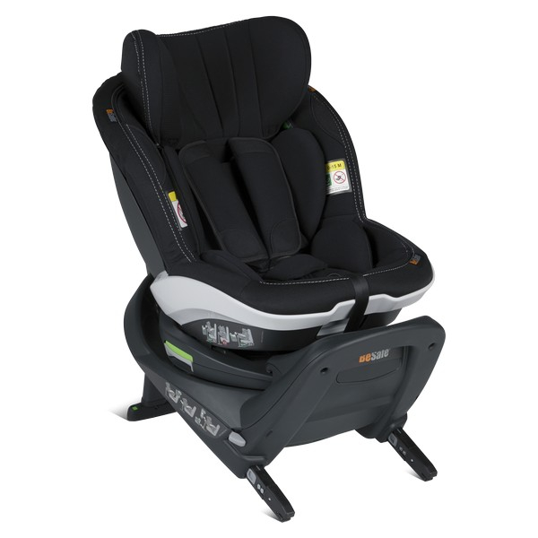 BeSafe iZi Turn i-Size Car Seat 0-18kg - Premium Car Interior Black