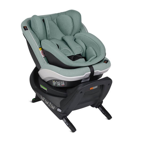 BeSafe iZi Twist B i-Size Car Seat 0-18kg - Sea Green Mix