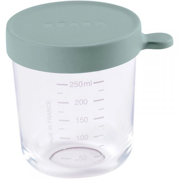 Portion Verre 250ml Béaba - Eucalyptus