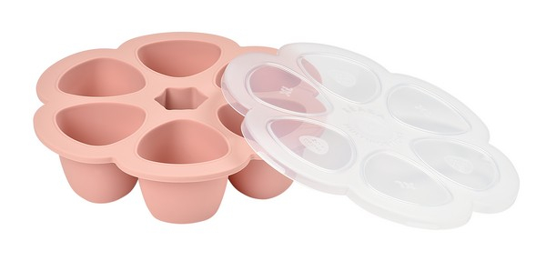 Multiportions Silicone 6x150ml Béaba - Old Pink