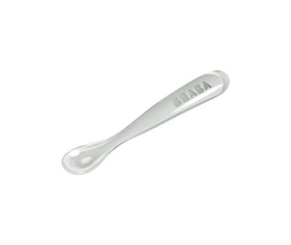 Béaba Silicone First Age Spoon - Light Mist