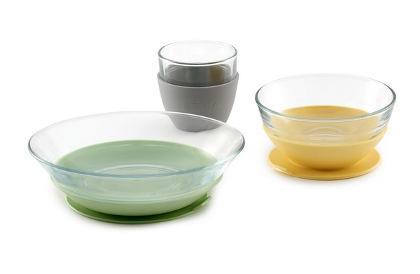 Beaba Glass Meal Set - Yellow