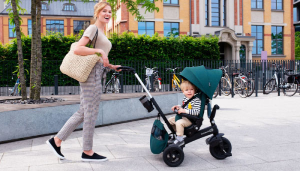 3 roues mère pliant bébé vélo / poussette de vélo porte-poussettes avec