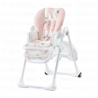 Chaise haute YUMMY - Kinderkraft - rose