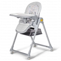 Chaise haute LASTREE - Kinderkraft - gris
