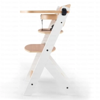 Chaise haute ENOCK - Kinderkraft - bois/blanc