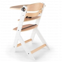 Chaise haute ENOCK - Kinderkraft - bois/blanc