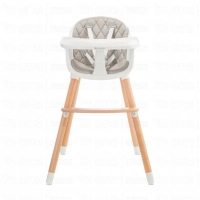 Chaise haute SIENNA - Kinderkraft - gris