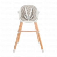 Chaise haute SIENNA - Kinderkraft - gris