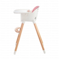 Chaise haute SIENNA - Kinderkraft - rose