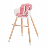 Chaise haute SIENNA - Kinderkraft - rose