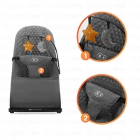 Balancelle Transat Bébé MIMI - Kinderkraft - gris