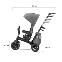 Tricycle Kinderkraft Easytwist - Platinum Grey