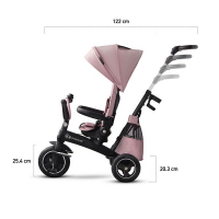Tricycle Kinderkraft Easytwist - Mauvelous Pink