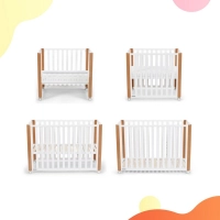 Lit Bébé KOYA - Kinderkraft - bois/blanc