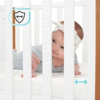 Lit Bébé KOYA - Kinderkraft - bois/blanc