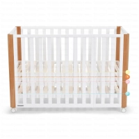 Lit Bébé KOYA - Kinderkraft - bois/blanc