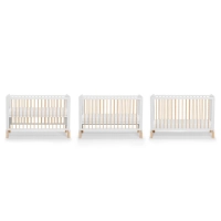 Lit Bébé NICO - Kinderkraft - bois/blanc