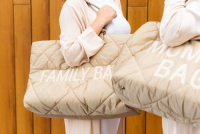 Sac à Langer Childhome Family Bag - Matelasse Beige