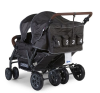 Poussette 4 Places Childhome Quadruple - Anthracite