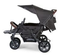 Poussette 3 Places Childhome Triplet - Anthracite