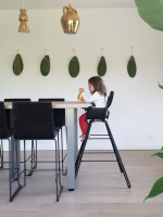 Rallonges Pieds Childhome Evolu 2/Evolu One.80° - Noir