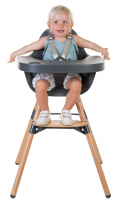 Chaise Haute Childhome Evolu 2 - Naturel/Anthracite