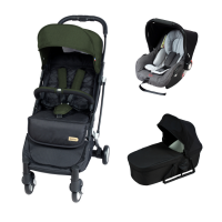 Poussette Looping Squizz 3 Intense Grey Nacelle Coque Auto