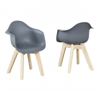 Chaises Enfant Quax - Grey
