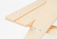 Ensemble Table-Bancs Pinolino Nicki - Naturel