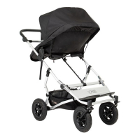 Poussette Double Mountain Buggy Duet V3.2 Luxury Edition - Herringbone + Nacelle Jumeaux