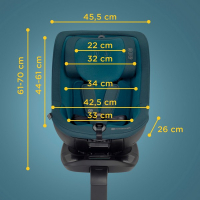 Kinderkraft i-Guard Pro Car Seat 0-18kg - Harbor Blue