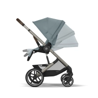 Poussette Tout-Terrain Balios S Lux 2024 - Châssis Taupe et Siège Stormy Blue - CYBEX - Stormy Blue