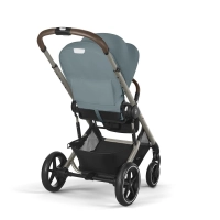 Poussette Tout-Terrain Balios S Lux 2024 - Châssis Taupe et Siège Stormy Blue - CYBEX - Stormy Blue